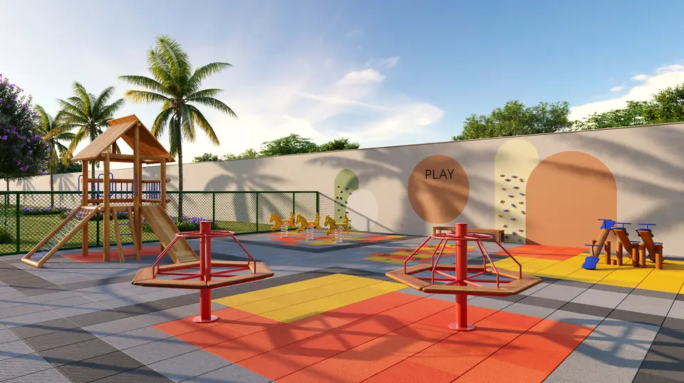 Perspectiva artística: Playground do Portal Vila das Tulipas